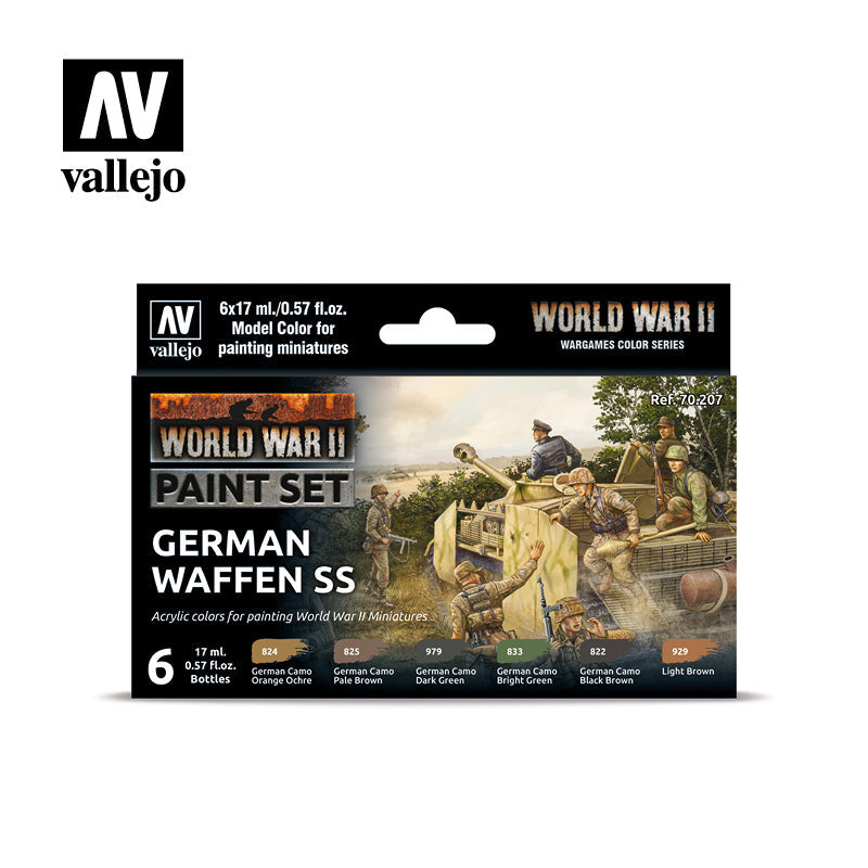 Little Shop of Magic Model Color: WWII Paint Set - German Waffen SS — Miniatures