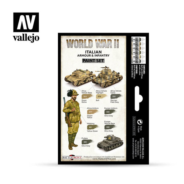 Little Shop of Magic Model Color: WWII Paint Set - Italian Armour & Infantry — Miniatures