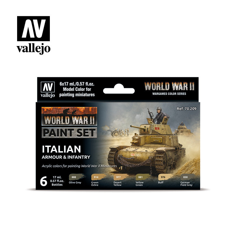 Little Shop of Magic Model Color: WWII Paint Set - Italian Armour & Infantry — Miniatures