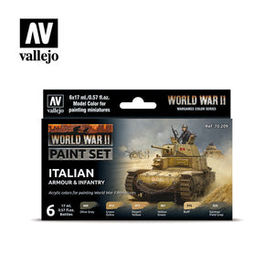 Little Shop of Magic Model Color: WWII Paint Set - Italian Armour & Infantry — Miniatures