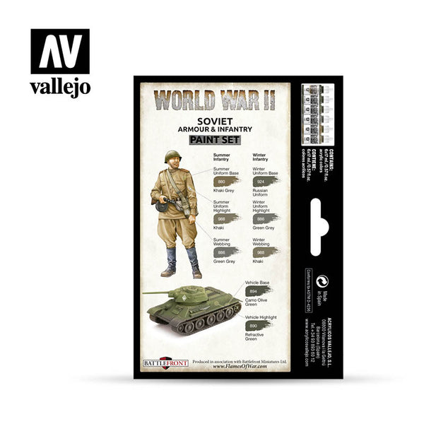 Little Shop of Magic Model Color: WWII Paint Set - Soviet Armour & Infantry — Miniatures