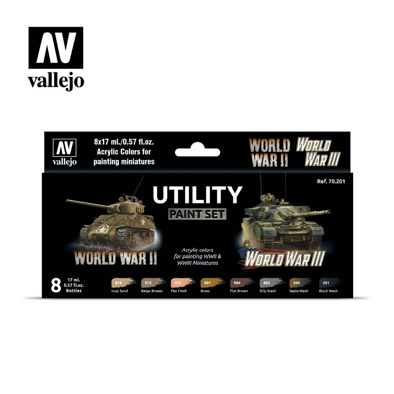 Little Shop of Magic Model Color: Utility Paint Set WWII & WWIII — Miniatures