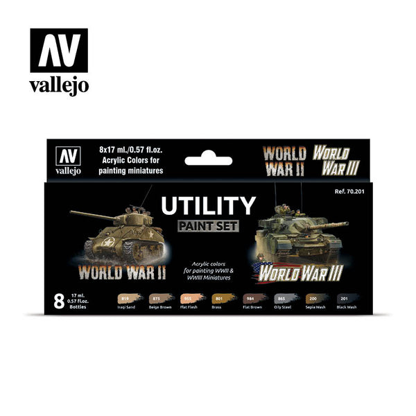 Little Shop of Magic Model Color: Utility Paint Set WWII & WWIII — Miniatures