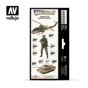 Little Shop of Magic Model Color: WWIII Paint Set - American Armour & Infantry — Miniatures
