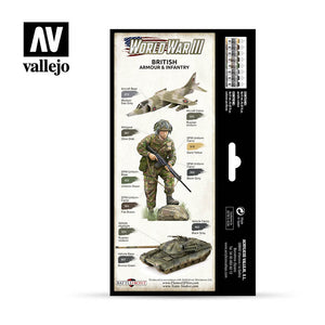 Little Shop of Magic Model Color: WWIII Paint Set - British Armour & Infantry — Miniatures