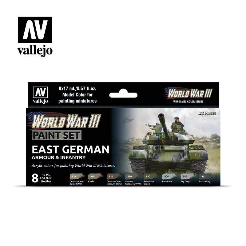 Little Shop of Magic Model Color: WWIII Paint Set - East German Armour & Infantry — Miniatures