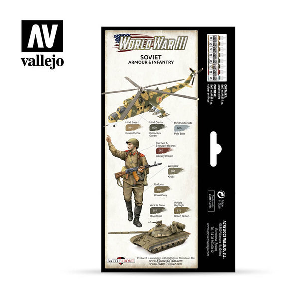 Little Shop of Magic Model Color: WWIII Paint Set - Soviet Armour & Infantry — Miniatures