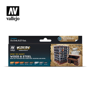 Little Shop of Magic Wizkids Premium Paints: How to Paint Wood & Steel — Miniatures