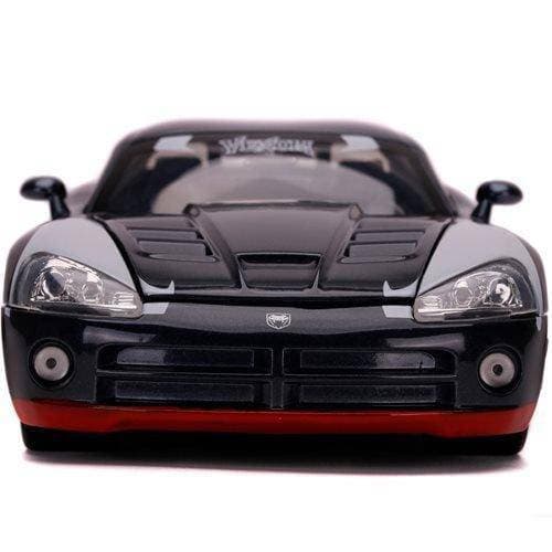 Venom 2008 Dodge Viper SRT10 1:24 Scale Die-Cast Metal Vehicle with Figure
