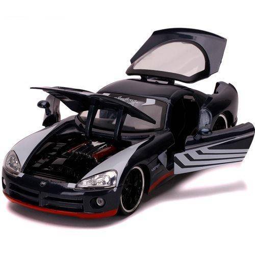 Venom 2008 Dodge Viper SRT10 1:24 Scale Die-Cast Metal Vehicle with Figure