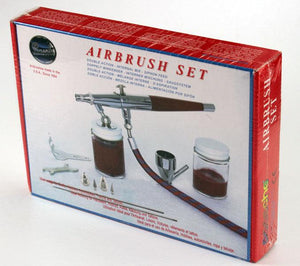 Paasche VL SET Double Dual-Action Siphon Feed Airbrush Kit Hobby Cake VL-SET
