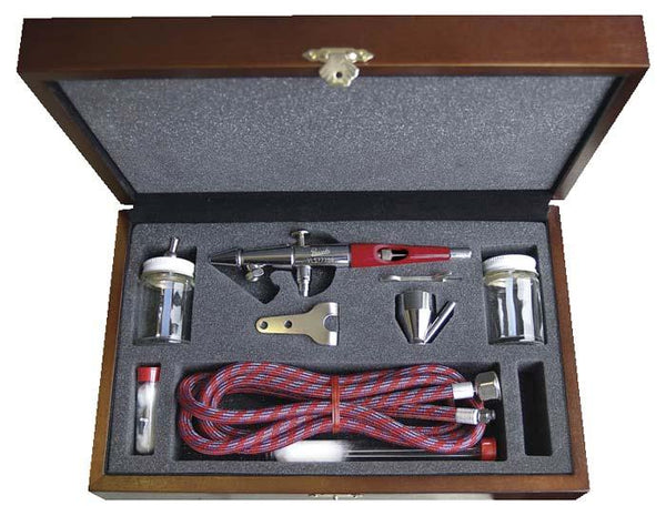 Paasche VLST-3W Pro Airbrush Set w/Wood case VLST3W