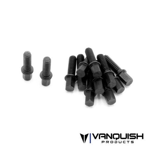 Vanquish VPS01705 Scale Black SLW Hub Screw Kit Long