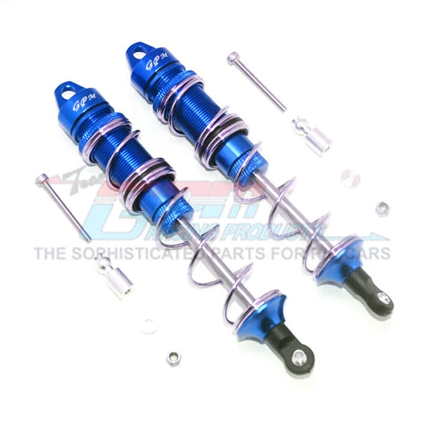 GPM MAK135RA-B-S-BEBK Alum Rear Double Section Spring Dampers 135mm Blue