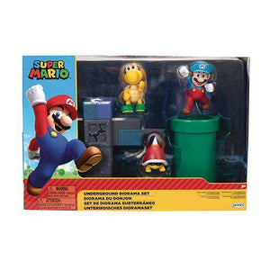 ToyShnip World of Nintendo 2 1/2" Underground Diorama Set — Toys & Games