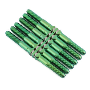 Whitz Racing Products Team Associated B7.1 HyperMax Titanium Turnbuckle, Green