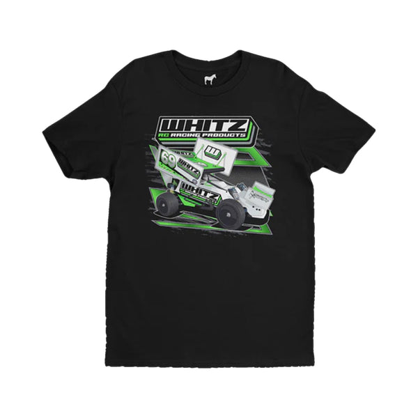 Whitz Racing Products #DirtOval T-Shirt (Black)(Large)