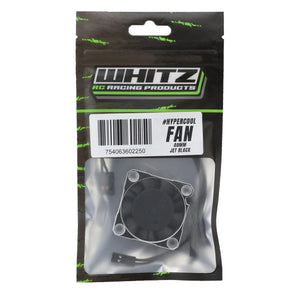Whitz Racing Products HyperCool Aluminum Cooling Fan - 40mm - Jet Black