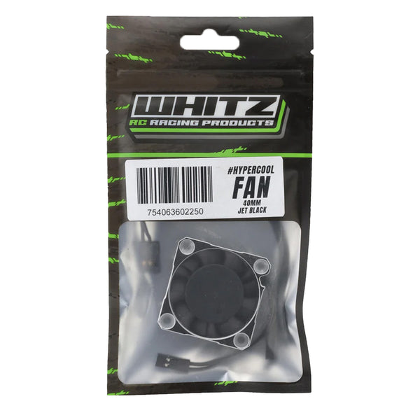 Whitz Racing Products HyperCool Aluminum Cooling Fan - 40mm - Jet Black