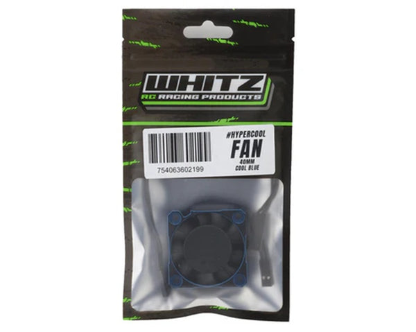 Whitz Racing Products HyperCool Aluminum Cooling Fan - 40mm - Cool Blue