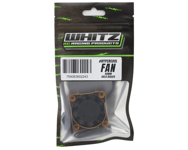 Whitz Racing Products HyperCool Aluminum Cooling Fan - 40mm - Gold Digger