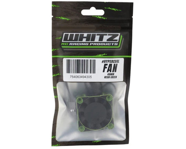Whitz Racing Products HyperCool Aluminum Cooling Fan - 40mm - Neon Green