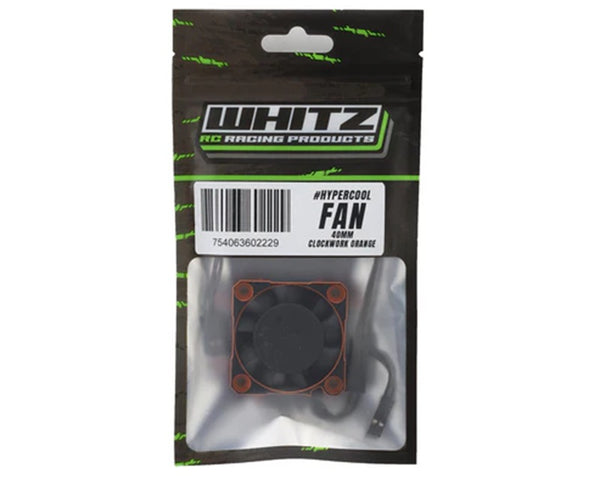 Whitz Racing Products HyperCool Aluminum Cooling Fan - 40mm - Clockwork Orange