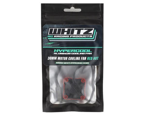 Whitz Racing Products HyperCool Aluminum Cooling Fan - 30mm - Red Hot