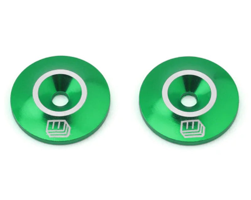 Whitz Racing Products Wing Washers / Buttons (Green)