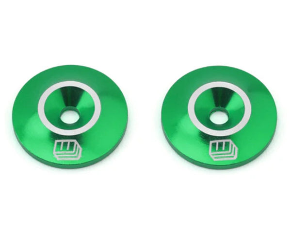 Whitz Racing Products Wing Washers / Buttons (Green)