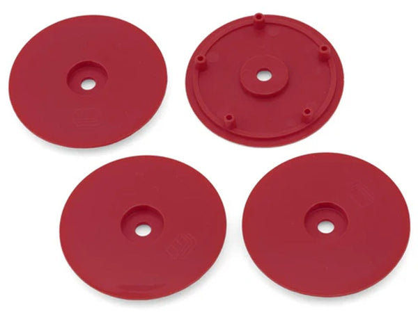 Whitz Racing Products 1/10 Whiplash Wheel Covers (Red)