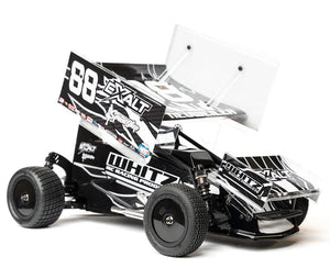Whitz Racing Products 1/10 Whiplash Front 2.2" 12mm Sprint Car Wheels (2) (Black)