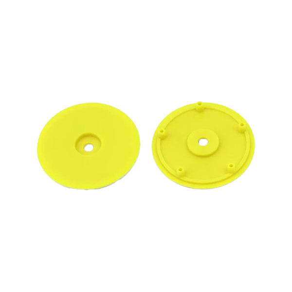 Whitz Racing Products 1/10 Whiplash Front 2.2" 12mm Sprint Car Wheels (2) (Yellow)