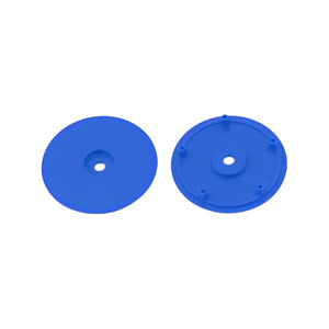Whitz Racing Products 1/10 Whiplash Rear 2.2" 12mm Sprint Car Wheels (2) (Blue)
