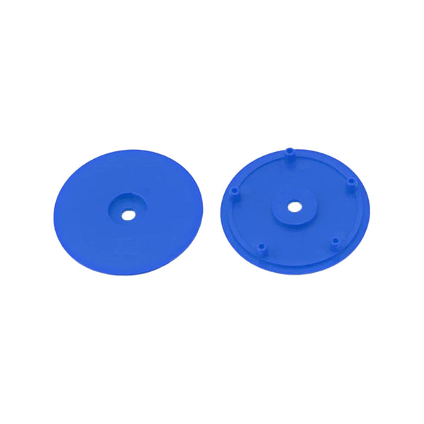 Whitz Racing Products 1/10 Whiplash Rear 2.2" 12mm Sprint Car Wheels (2) (Blue)