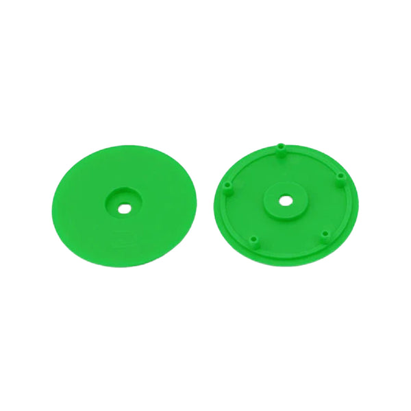 Whitz Racing Products 1/10 Whiplash Rear 2.2" 12mm Sprint Car Wheels (2) (Green)