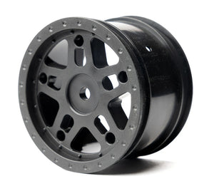 Whitz Racing Products 1/10 Whiplash Rear 2.2" 12mm Sprint Car Wheels (2) (Red)