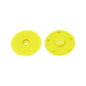 Whitz Racing Products 1/10 Whiplash Rear 2.2" 12mm Sprint Car Wheels (2) (Yellow)
