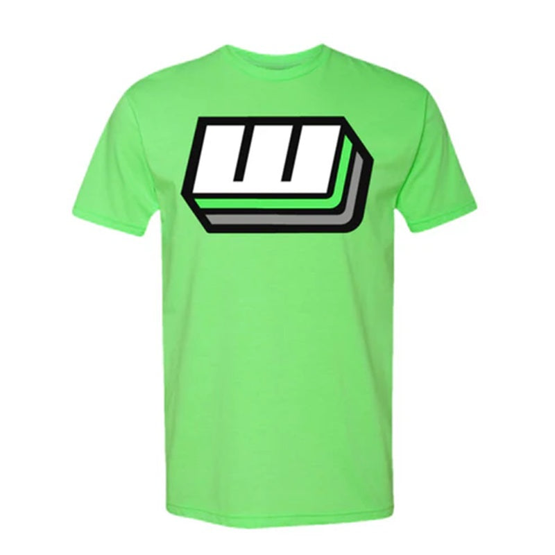 Whitz Racing Products #FlyTheW T-Shirt (Neon Green)(X-Large)