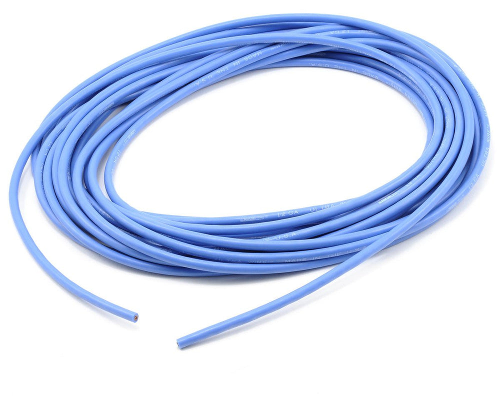 WS Deans Blue 12 Gauge Wet Noodle Wire, 6ft
