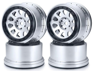 Aluminum Beadlock 4.3" Wheels / Rims (4) FOR Traxxas X-Maxx / XRT