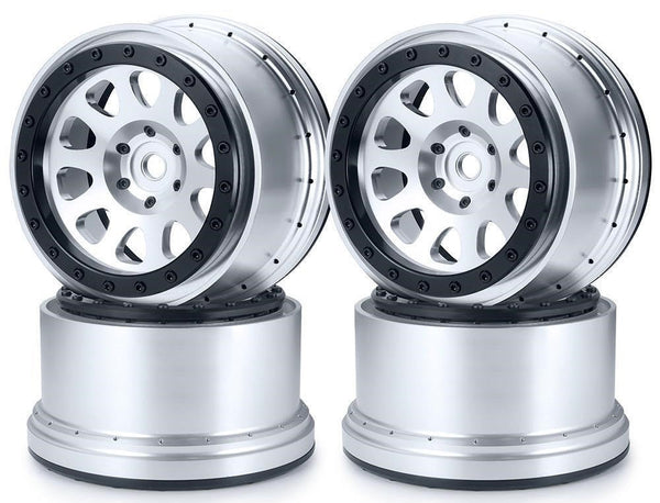 Aluminum Beadlock 4.3" Wheels / Rims (4) FOR Traxxas X-Maxx / XRT