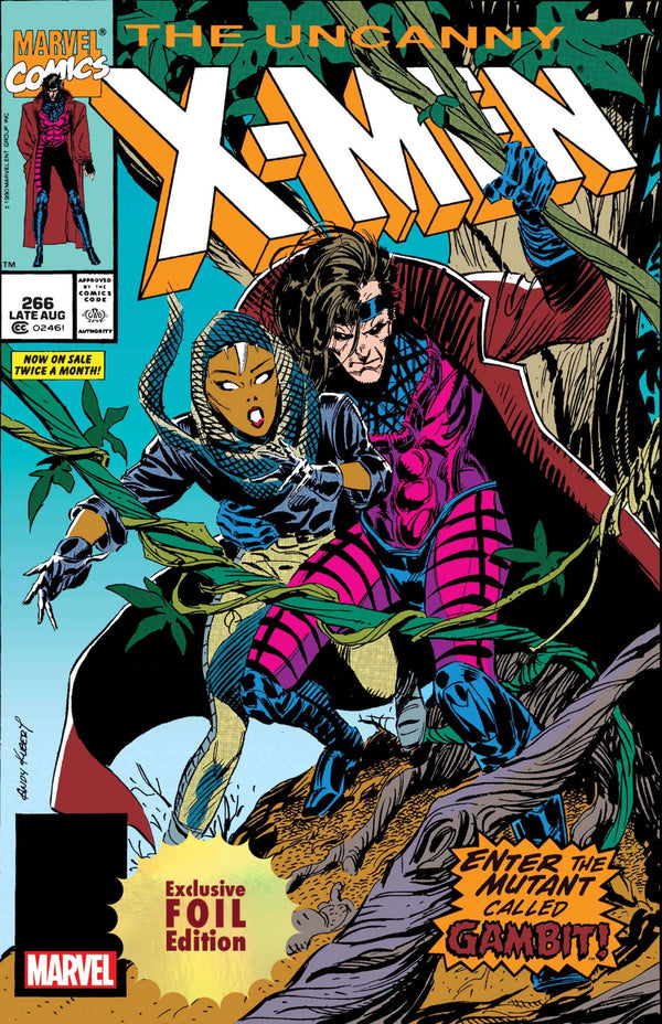 [Double Signed by Alison Sealy-Smith | Aj LoCasio] [Foil] Uncanny X-Men #266 Unknown Comics Exclusive Facsimile Edition Var [IN STOCK]