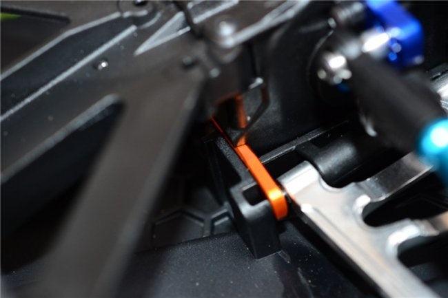 GPM XO009-BLUE ALUMINUM REAR ARM BULK TRAXXAS X0 -01