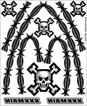 XXX Main Racing Barbed Wire Internal Graphic