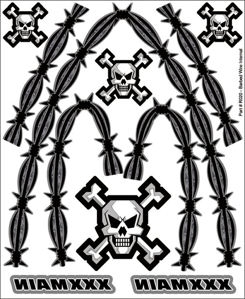 XXX Main Racing Barbed Wire Internal Graphic