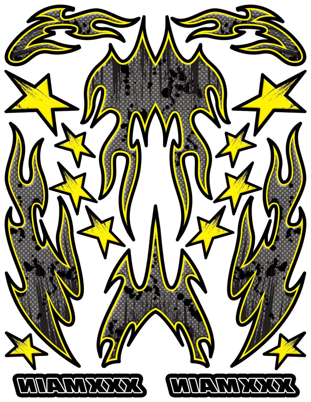 XXX Main Racing Carbon Fire Internal Graphic