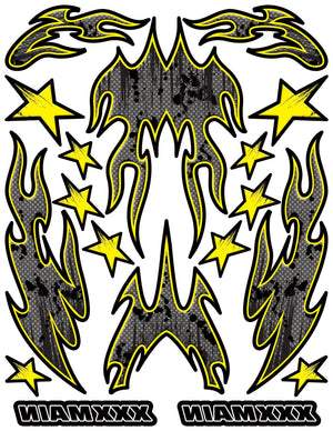 XXX Main Racing Carbon Fire Internal Graphic