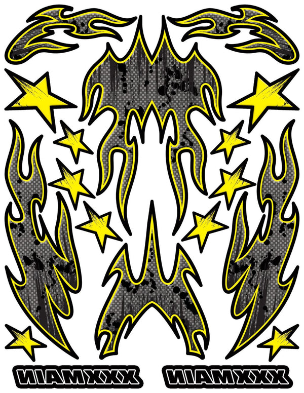 XXX Main Racing Carbon Fire Internal Graphic
