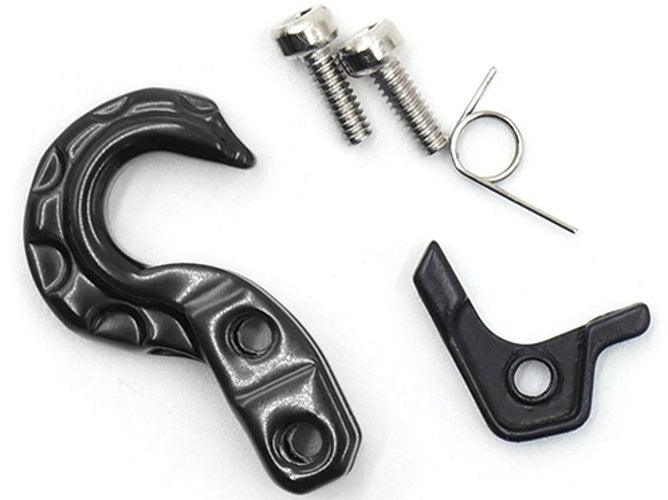 Yeah Racing YA-0573BK Scale Spring Loaded Metal Hook Black 1/10 Rock Crawler